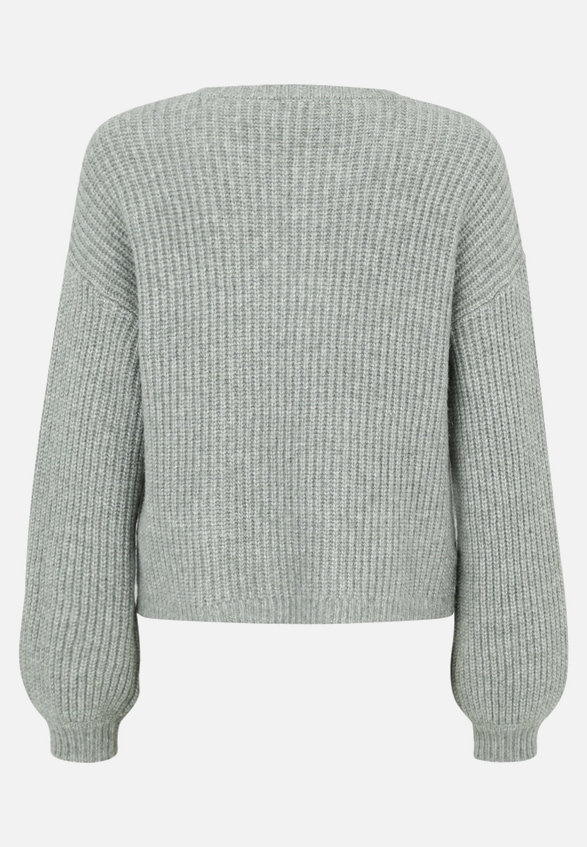 Strick-Cardigan mit Taschen / Rückseite