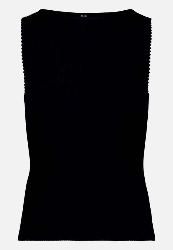 Stricktop  mit U-Boot Ausschnitt  / Vorderseite