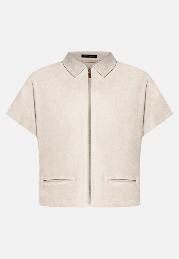 Blazer-Jacke mit Reißverschluss / Vorderseite