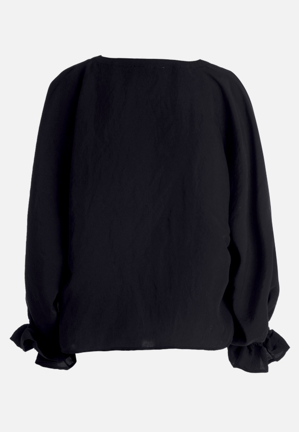 Casual-Bluse mit Schleifenknoten / Rückseite
