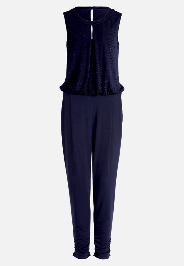 Jumpsuit im Glitzer-Look / Vorderseite