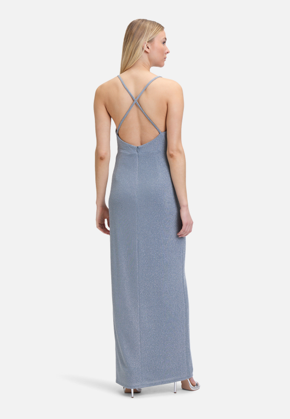 Abendkleid figurbetont / Modellfoto Rückseite