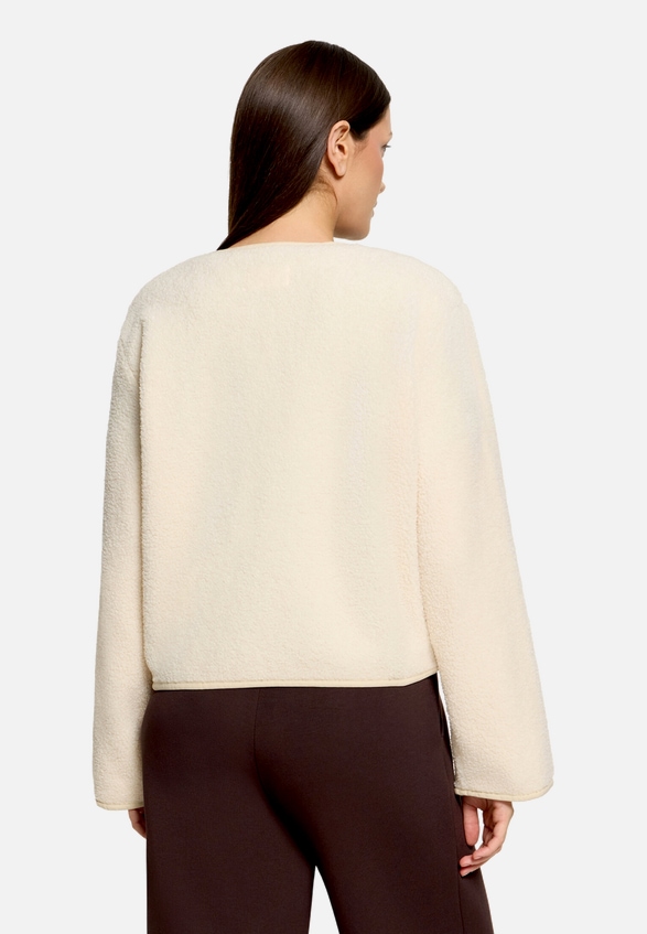Sweatjacke langarm / Modellfoto Rückseite