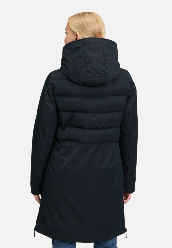 Winterjacke Kunstdaune / Modellfoto Rückseite