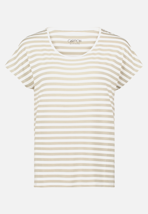 Basic Shirt mit Rundhalsausschnitt / Vorderseite