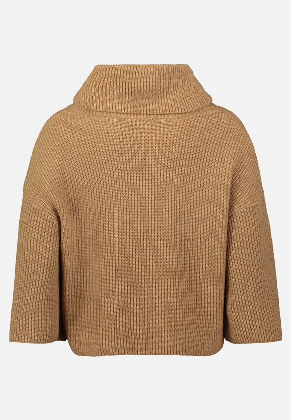 Strickpullover mit Kragen / Rückseite