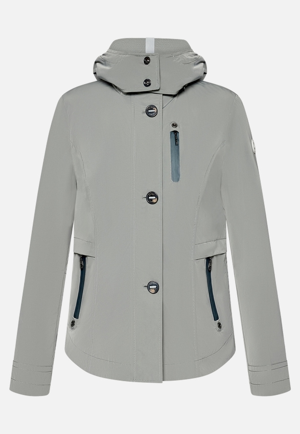 Sommerjacke mit abnehmbarer Kapuze / Vorderseite