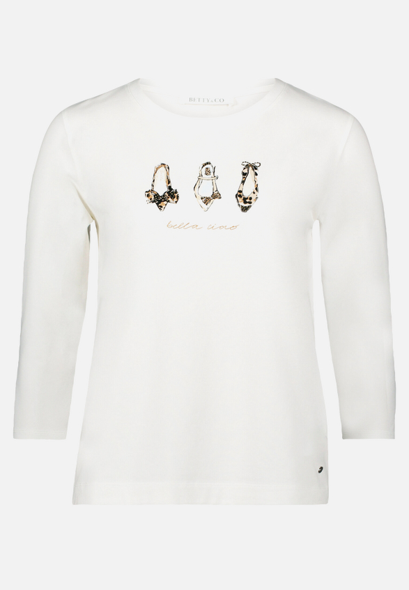 Casual-Shirt mit Print / Vorderseite