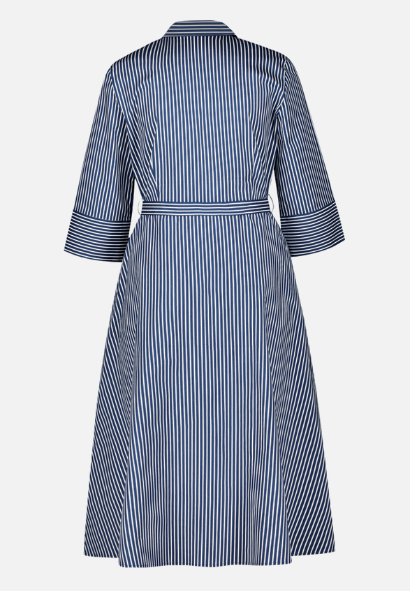 Hemdblusenkleid mit 3/4 Arm / Rückseite