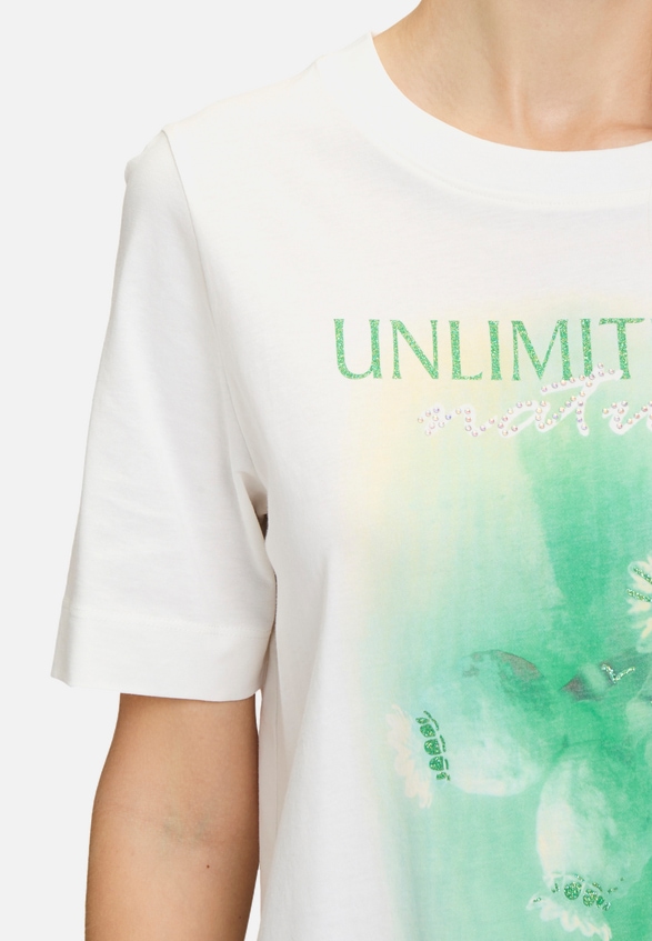 Printshirt mit Rundhalsausschnitt / Detailbild