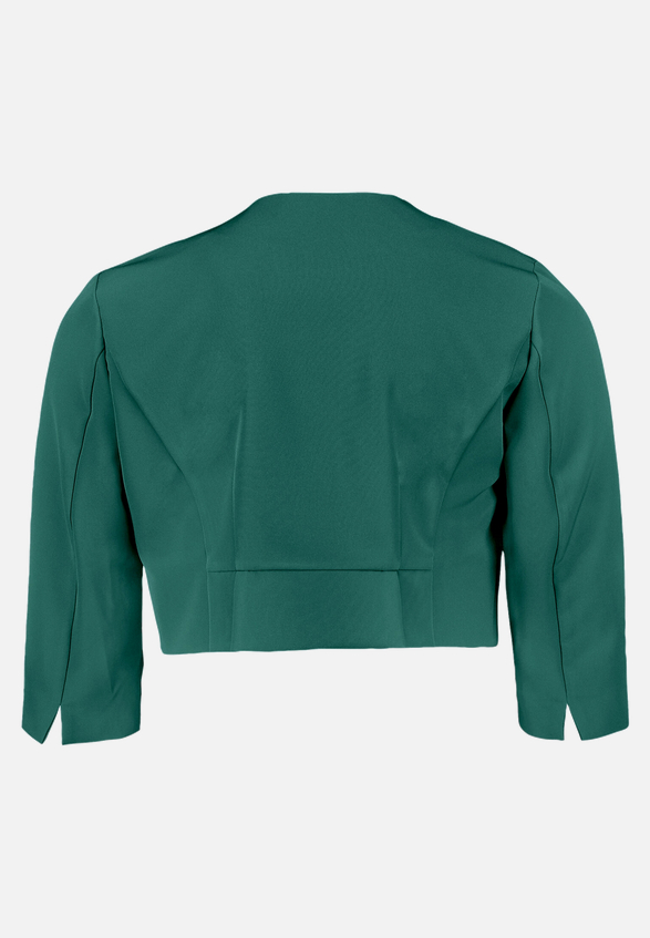 Bolero-Jacke mit Kellerfalten / Rückseite