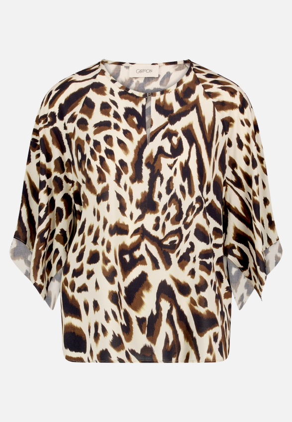 Casual-Bluse mit Muster / Vorderseite