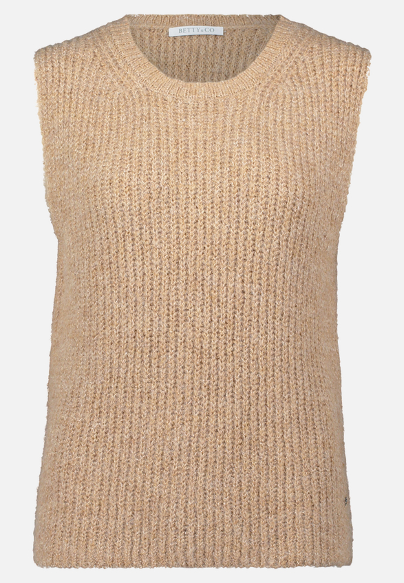 Strickpullover ohne Arm / Vorderseite