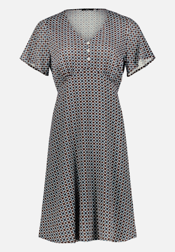Blusenkleid Mini mit grafischem Muster  / Vorderseite