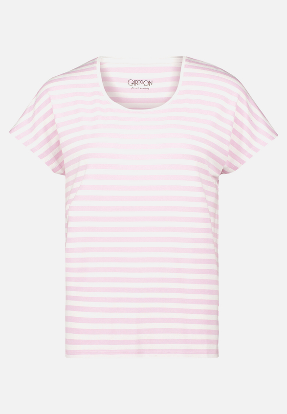 Basic Shirt mit Rundhalsausschnitt / Vorderseite