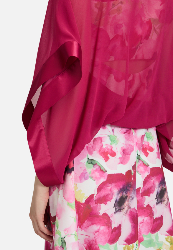 Chiffonstola mit 3/4 Arm / Detailbild