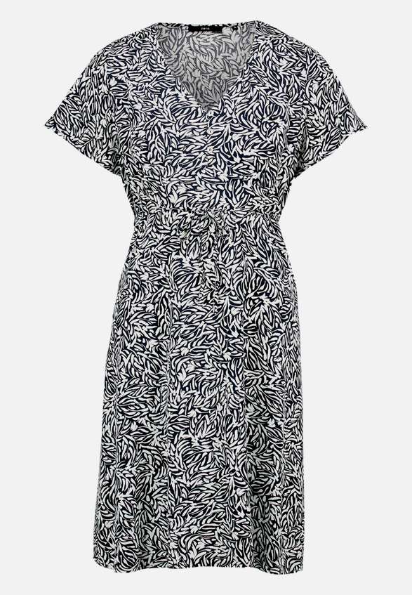 Blusenkleid Mini mit Bindegürtel  / Vorderseite