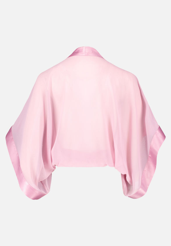 Chiffonstola mit 3/4 Arm / Rückseite