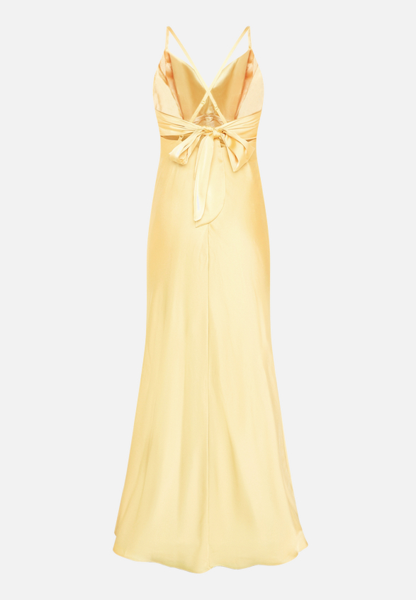 Abendkleid schmal geschnitten / Rückseite