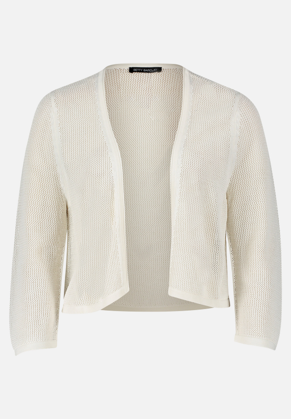 Sommer-Strickjacke mit 3/4 Arm / Vorderseite