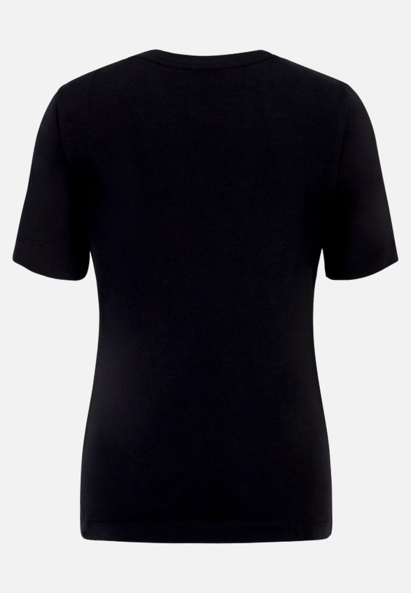 Basic Shirt mit Rundhalsausschnitt / Rückseite