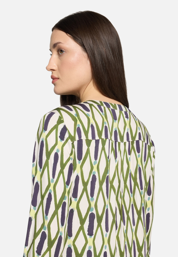 Casual-Bluse mit Muster / Detailbild