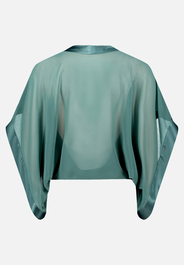 Chiffonstola mit 3/4 Arm / Rückseite