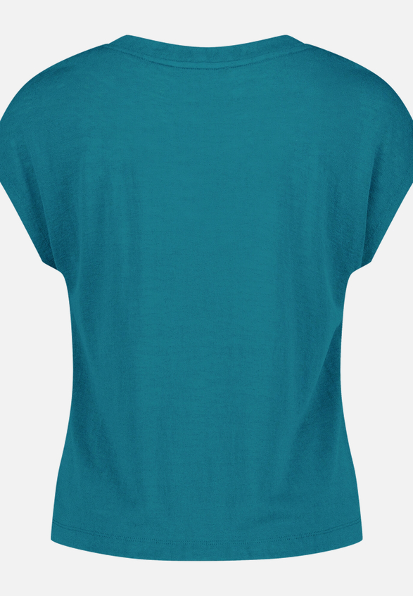 Basic-T-Shirt  mit V-Ausschnitt / Rückseite