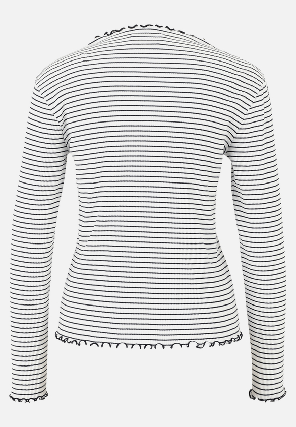 Langarm-Shirt mit Kragen / Rückseite