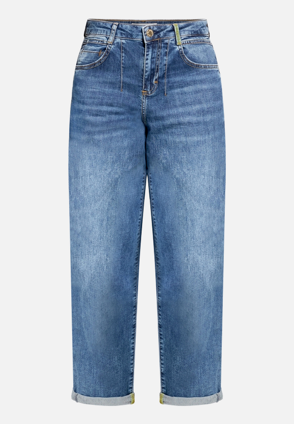 Used Look-Jeans mit Waschung / Vorderseite