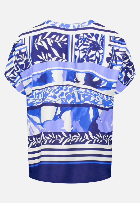 Longbluse mit Aufdruck / Rückseite