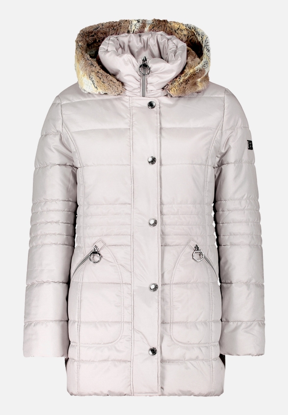 Outdoorjacke mit abnehmbarer Kapuze / Vorderseite