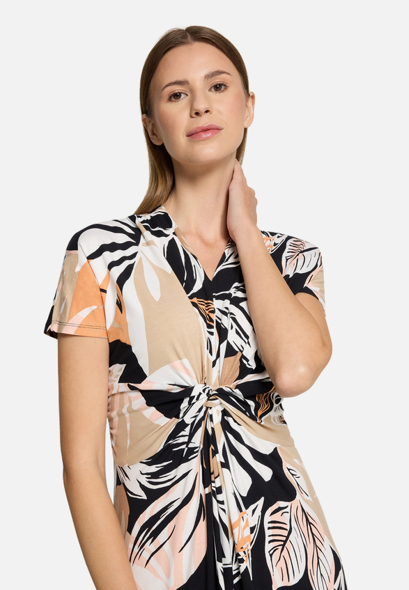 Midikleid mit Raffung / Detailbild