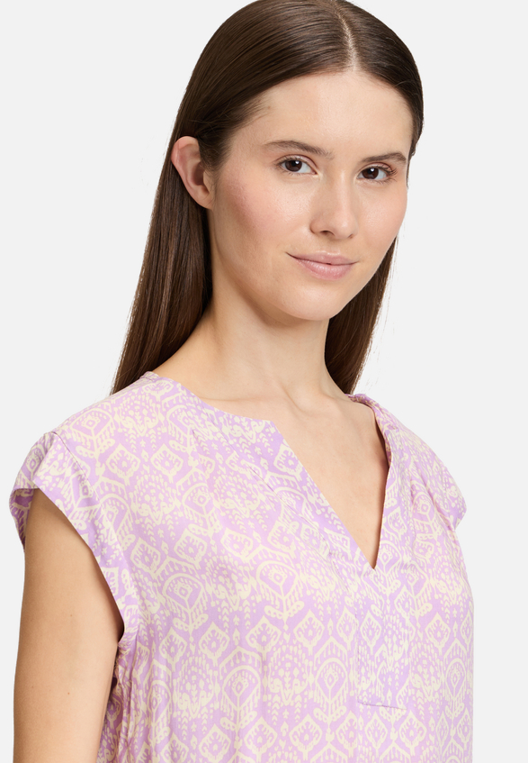 Casual-Bluse mit Muster / Detailbild
