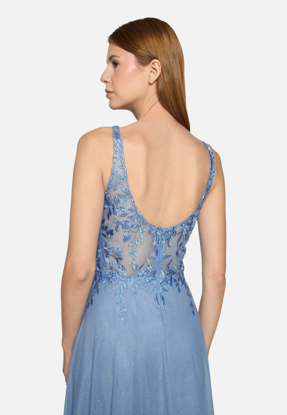Abendkleid im Glitzer-Look / Detailbild