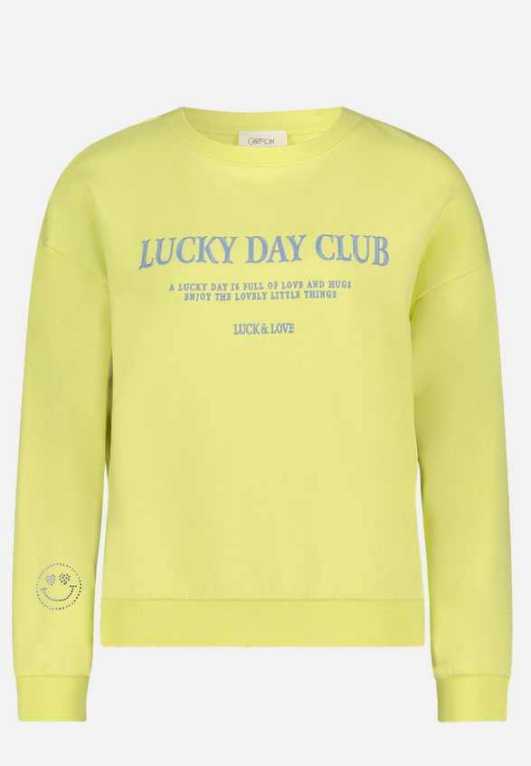 Sweatshirt mit Rippbündchen / Vorderseite
