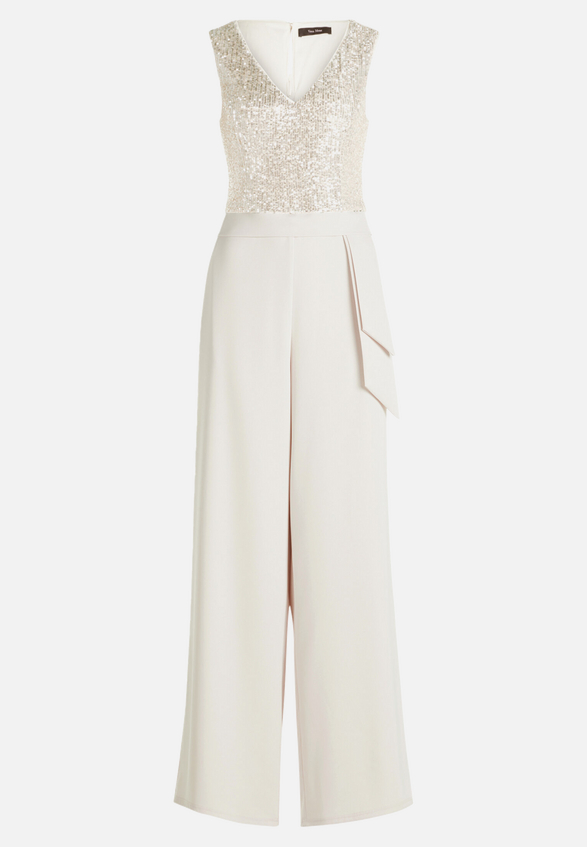 Jumpsuit mit Pailletten / Vorderseite