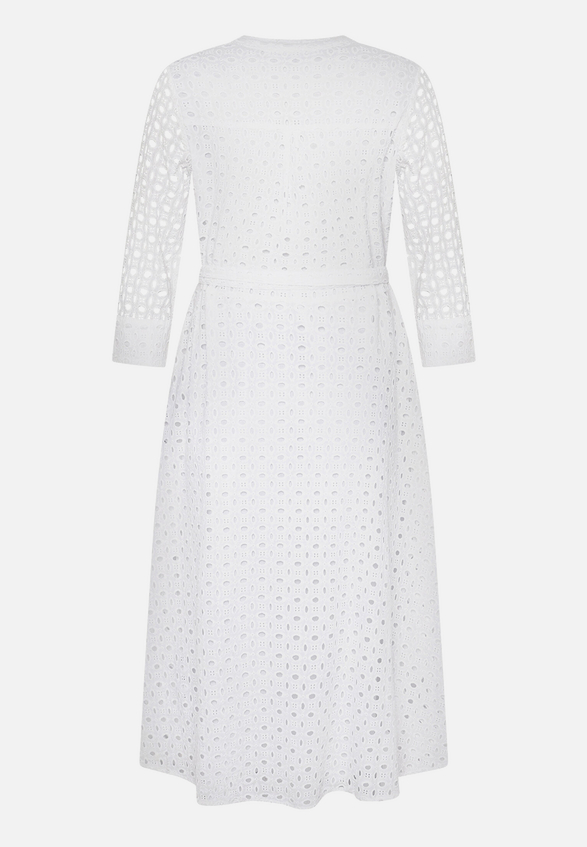 Hemdblusenkleid mit Bindegürtel / Rückseite