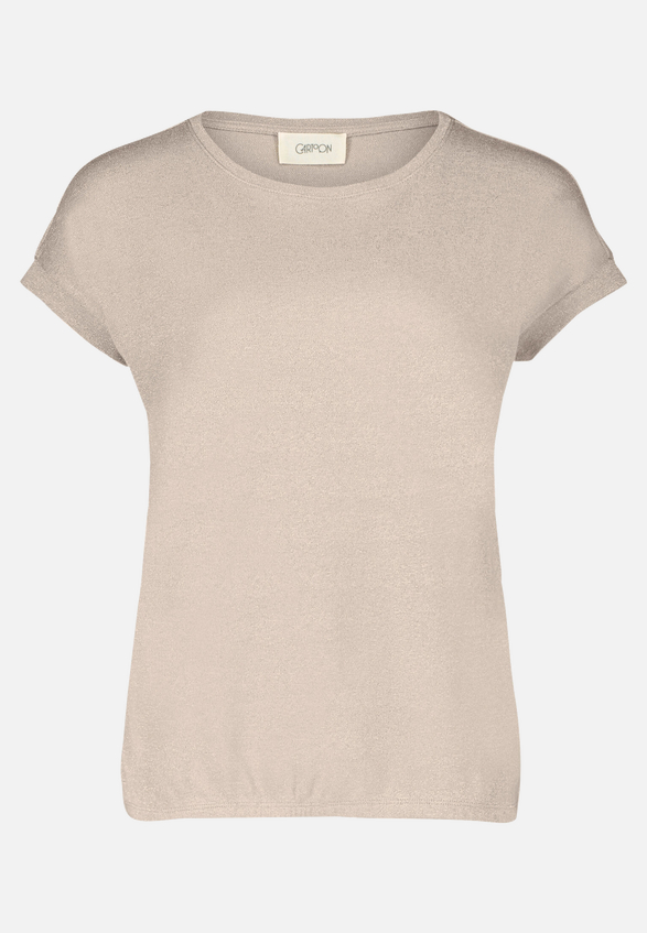 Casual-Shirt mit Rundhalsausschnitt / Vorderseite