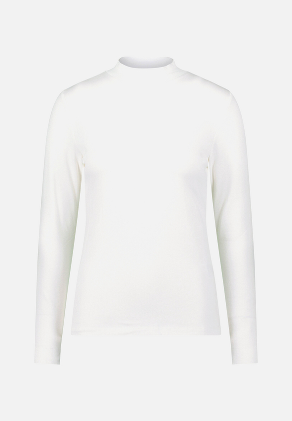 Langarmshirt mit Stehkragen / Vorderseite