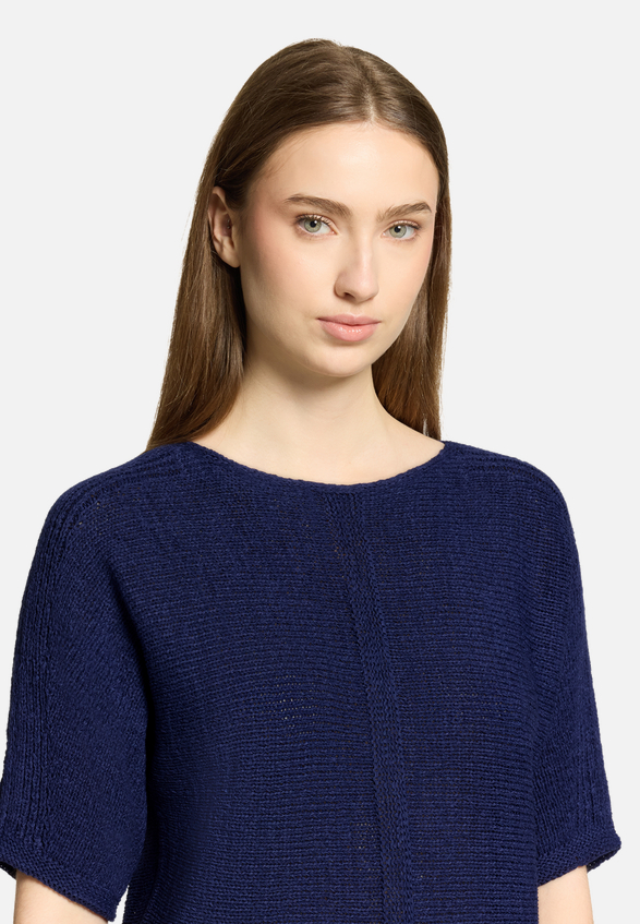 Strickpullover kurzarm / Detailbild