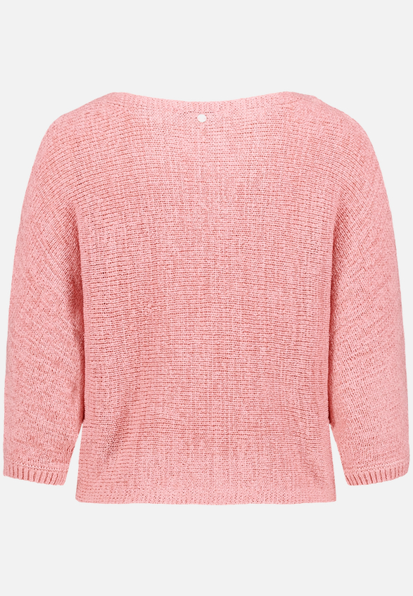 Strickpullover mit Fledermausärmeln / Rückseite