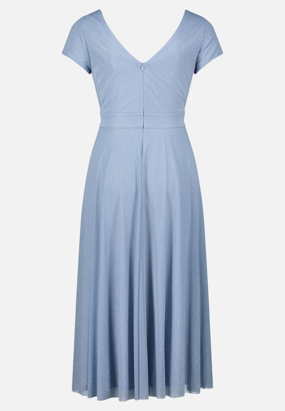 Cocktailkleid im Glitzer-Look / Rückseite