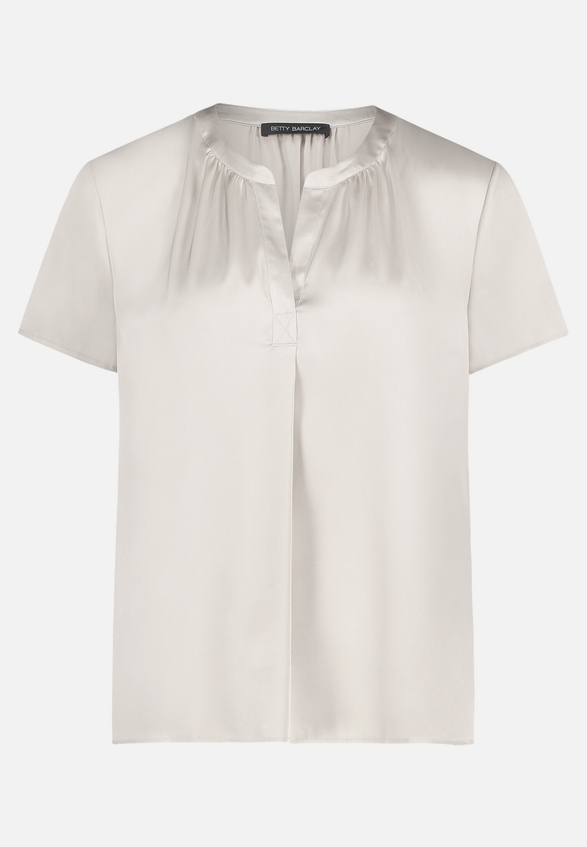 Satin-Bluse kurzarm / Vorderseite