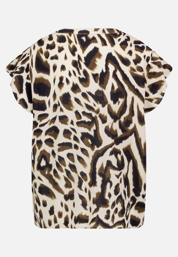 Blusenshirt mit Volant / Rückseite