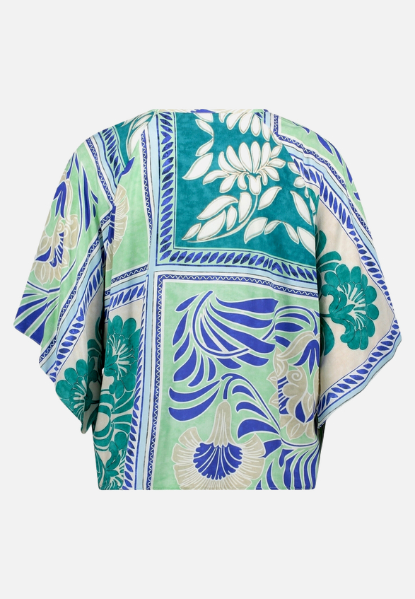 Casual-Bluse mit Muster / Rückseite