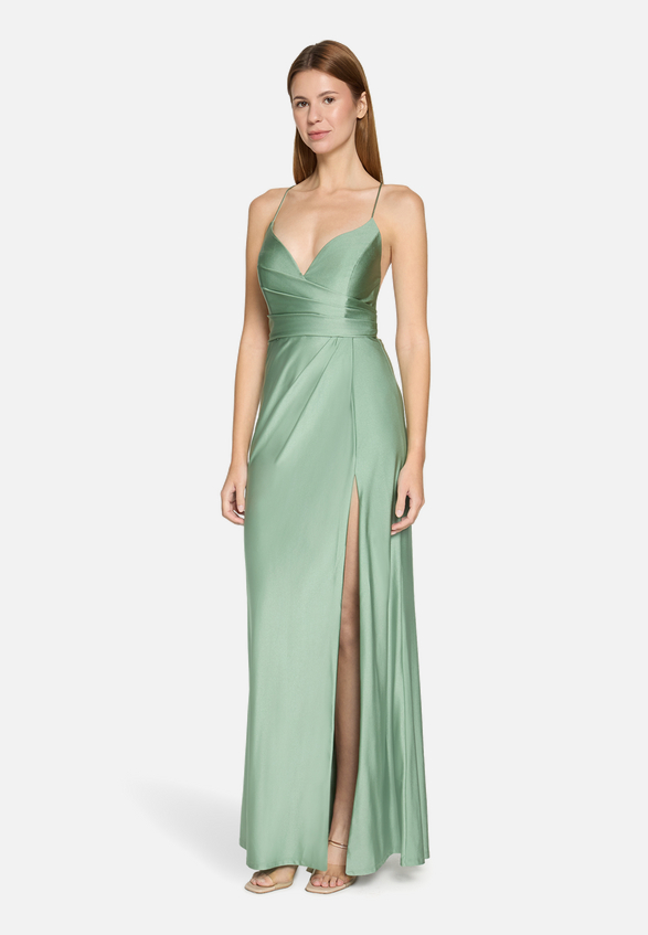Abendkleid rückenfrei / Modellfoto Vorderseite