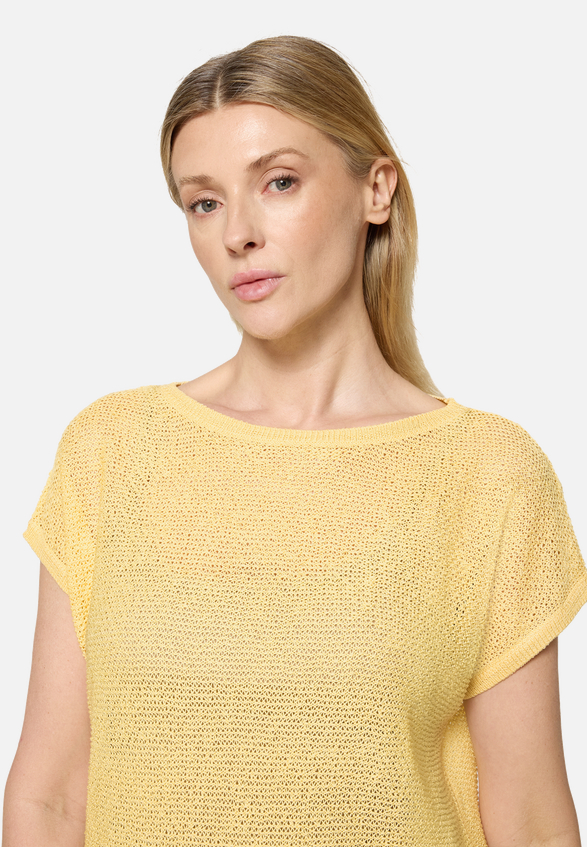 Strickpullover mit Rundhalsausschnitt / Detailbild