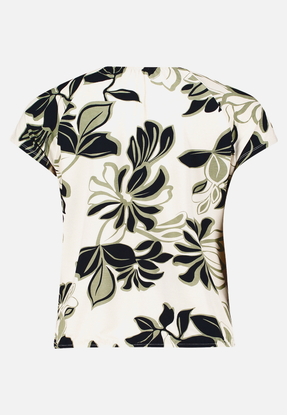 Printshirt mit Gummizug / Rückseite