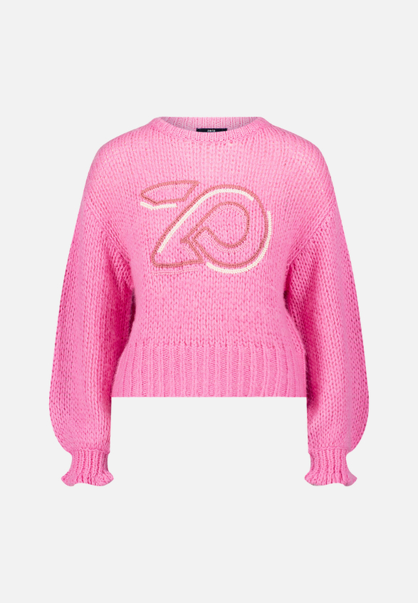 Pullover mit Logostickerei / Vorderseite